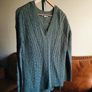 PINK ROSE Gray Knit Pullover Sweater Size M